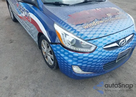 2014 Hyundai Accent Se из США, поврежденный, VIN KMHCU5AE9EU182785